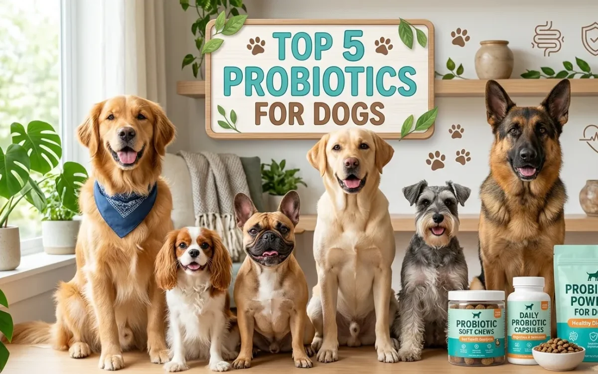 Top 5 Probiotics for Dogs – Best Supplements for Gut Health